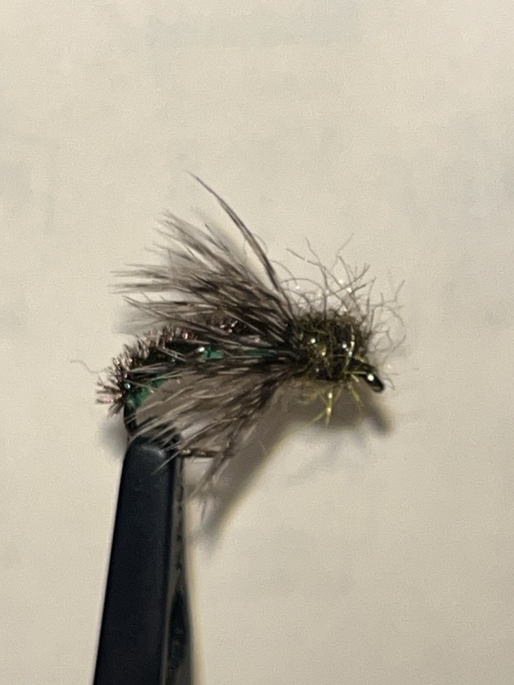 Soft Hackle Green Caddis Size #8 (6ct)