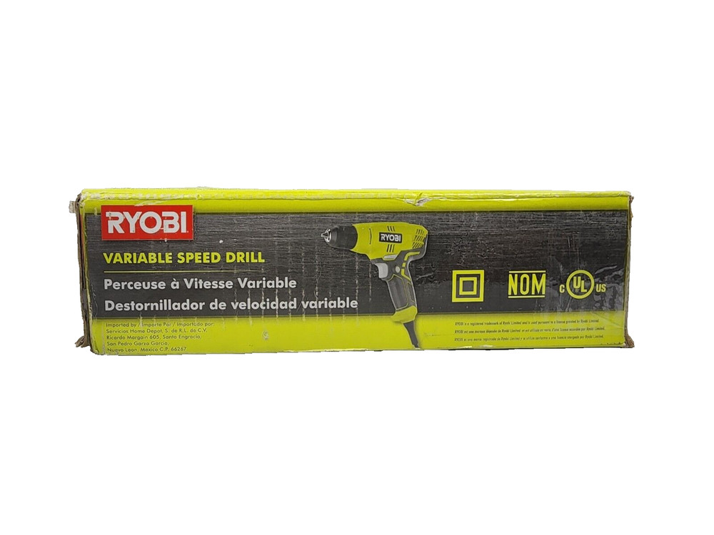 Ryobi D43K Variable Speed Drill With Keyless 3/8" Chuck & Tool Bag