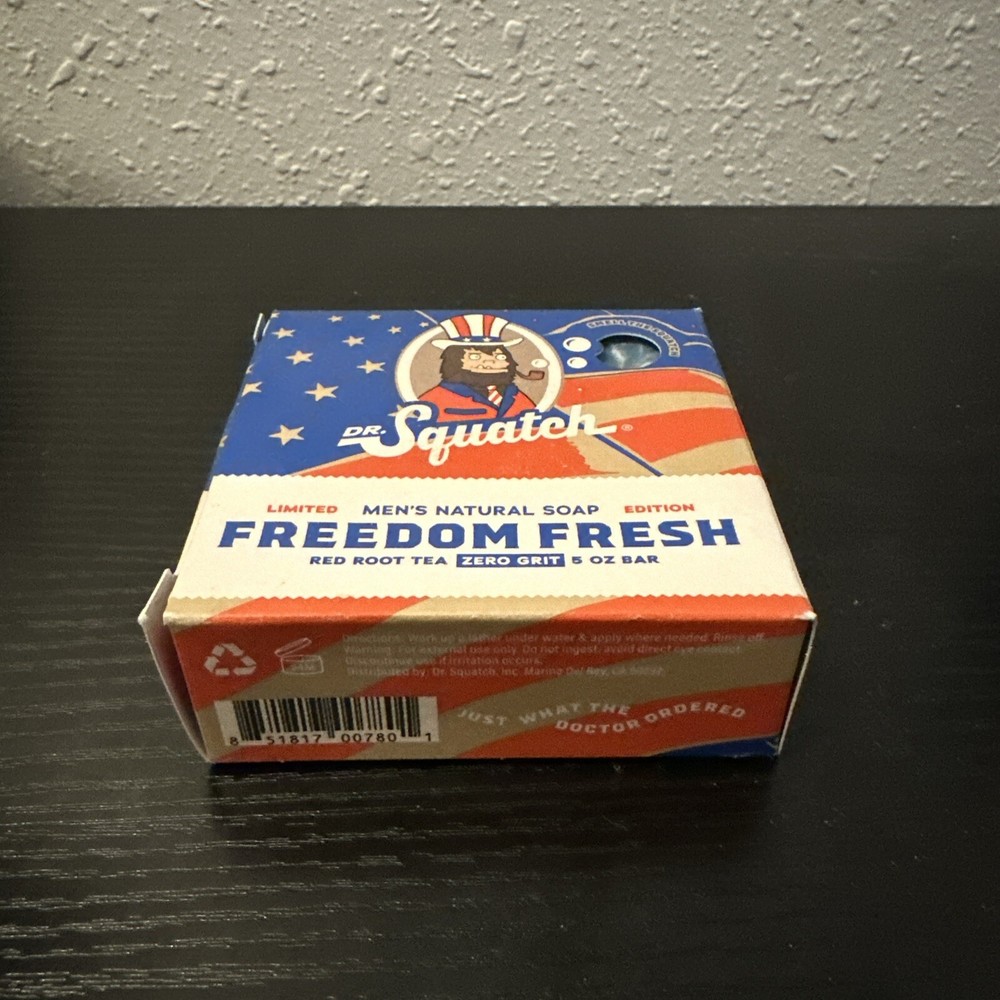 DR. Squatch Freedom Fresh Bar Soap - 5oz