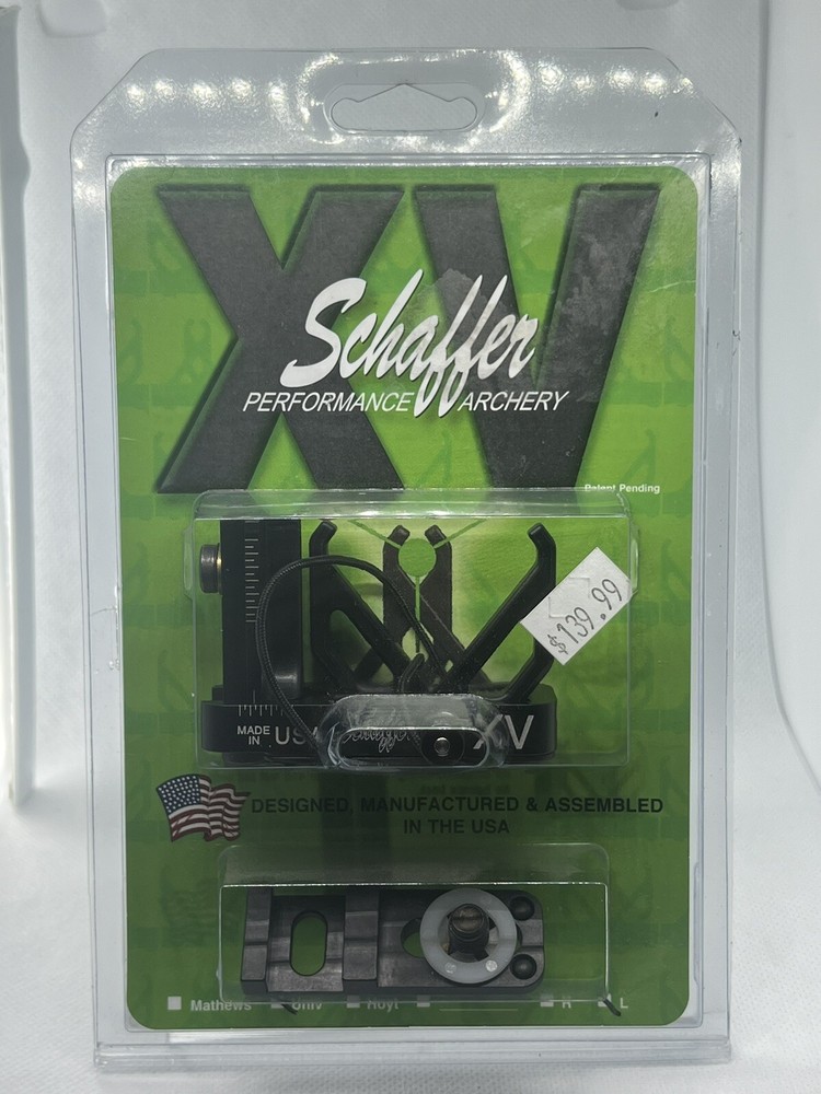 Schaffer XV  Universal Rest - Left Hand - Black - XV2020LU