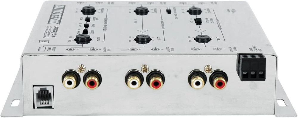 ATK2 3X Active Crossover Processor (Silver) – 8.5 Volts, 2-Way and 3-Way, Remote