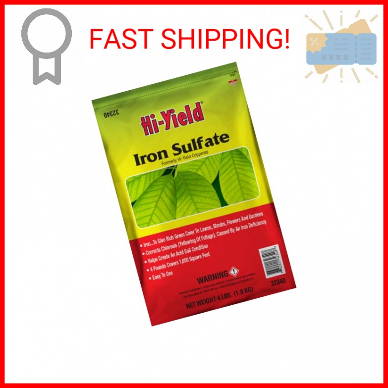 Premium Iron Sulfate Fertilizer - 4 lbs.