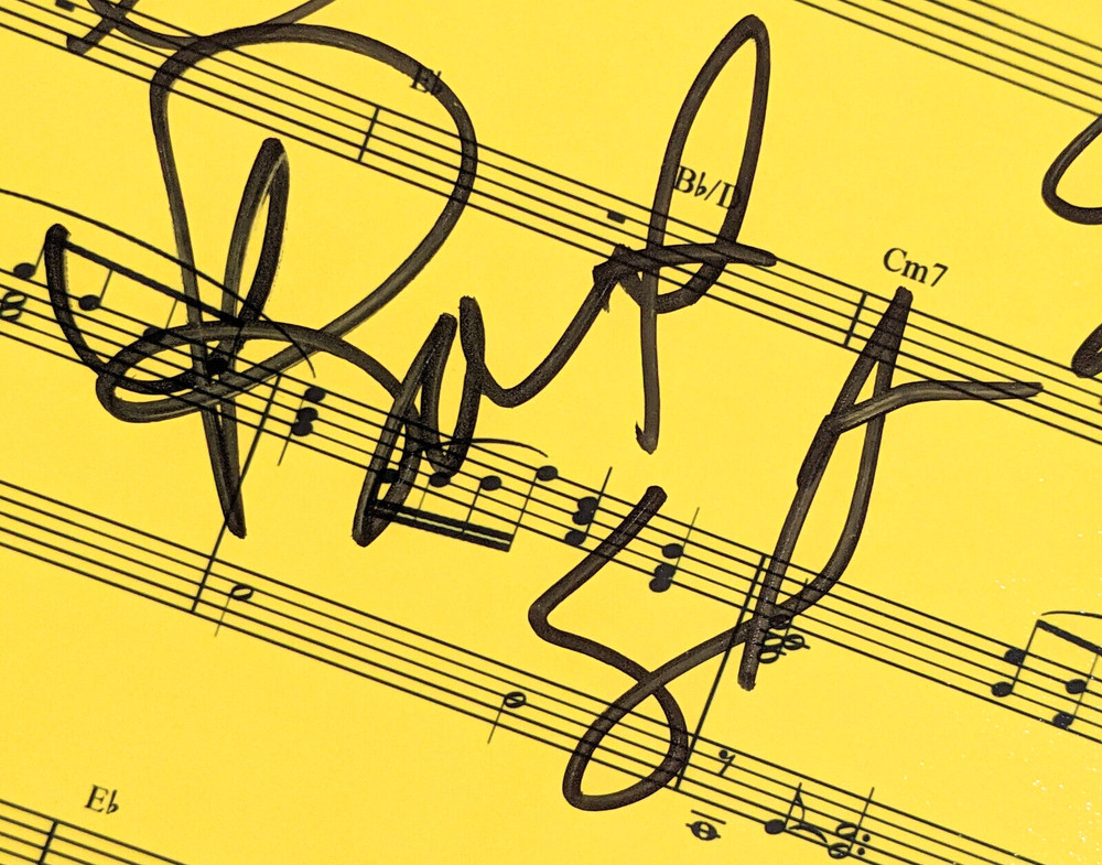 STRYPER signed 8x10 PHOTO Michael Tim Robert Oz TO HELL DEVIL coa