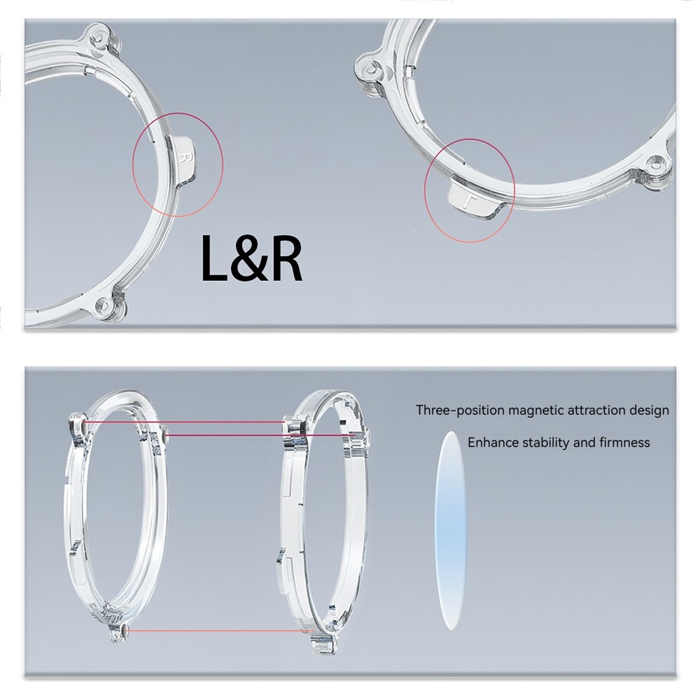 Myopia Eyeglasses Frames VR Lens Magnetic Frame for Quest 3 VR Glasses Headset