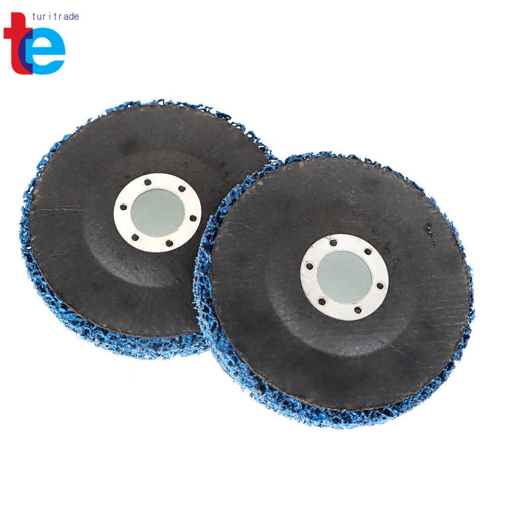 10 Pack 4.5" x 7/8" Strip Disc Wheel Paint Rust Removal Clean For Angle Grinder
