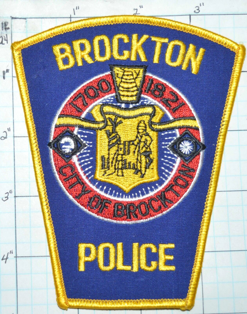 MASSACHUSETTS, BROCKTON POLICE DEPT PATCH