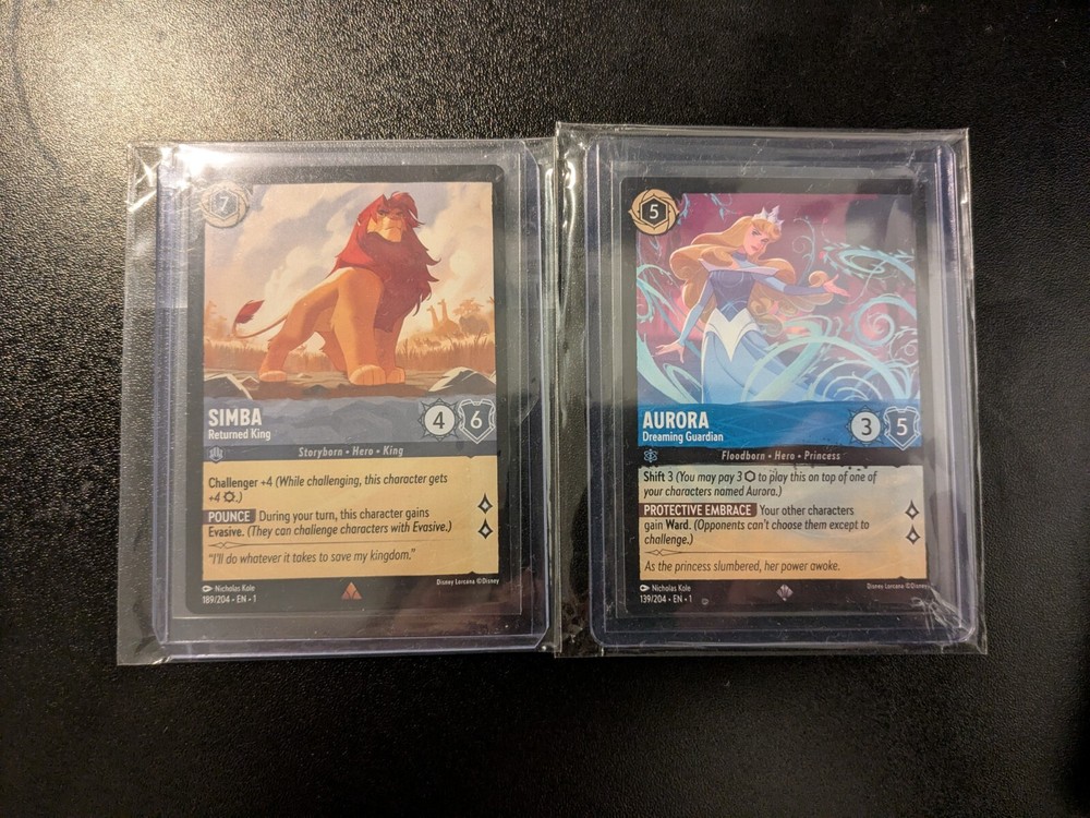 Lorcana First Chapter Steel Sapphire Starter Deck Equivalent NON-FOIL VERSION