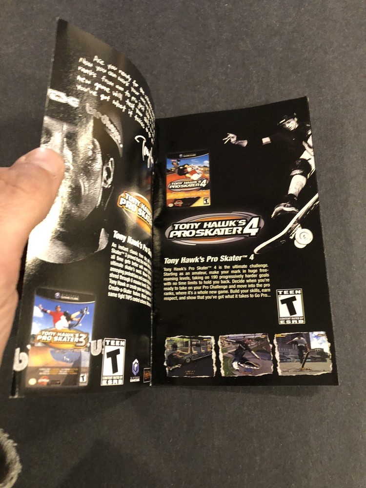 Tony hawk activision GameCube Insert onlyInsert only