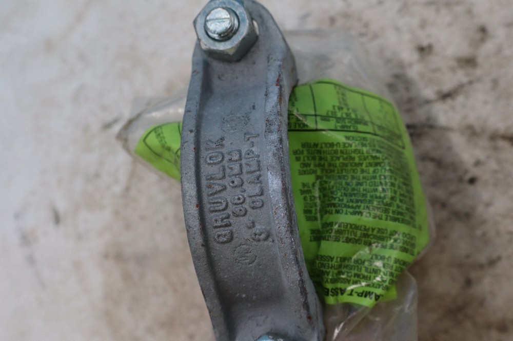 Gruvlok 3" Clamp-T with gasket , Galvanized