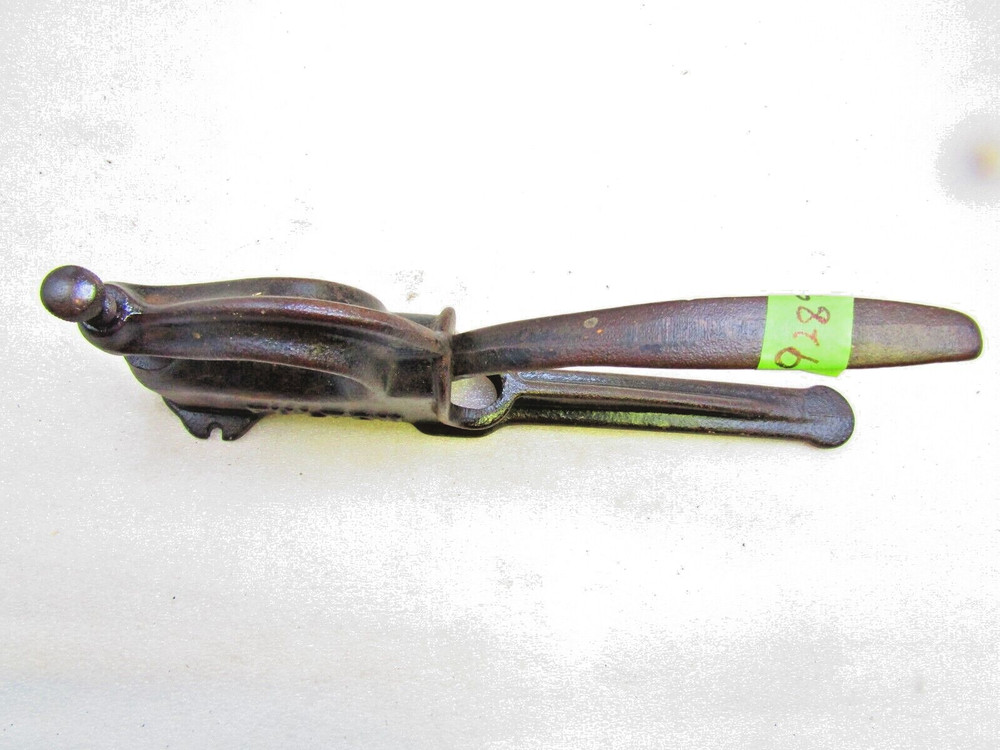 Rivet machine by Fulton, hand press cast iron