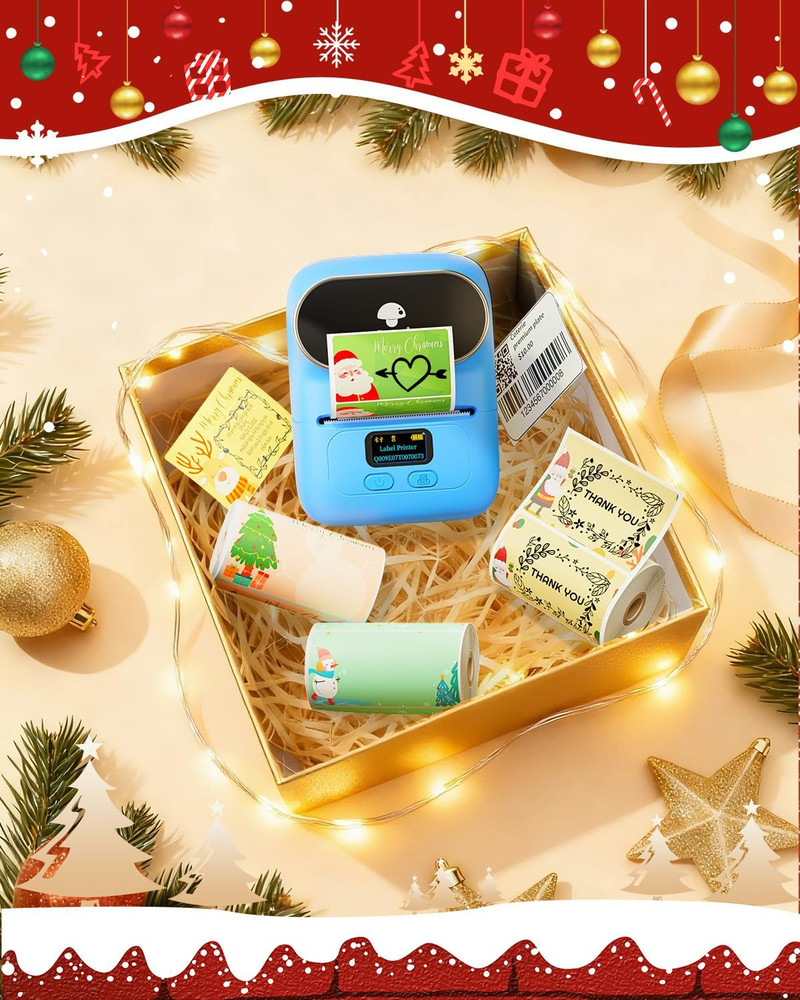 Phomemo M110 Label Makers - Barcode Thermal Bluetooth Label Printer