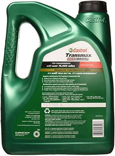 Transmax Automatic Transmission Fluid 1 Gallon High Mileage