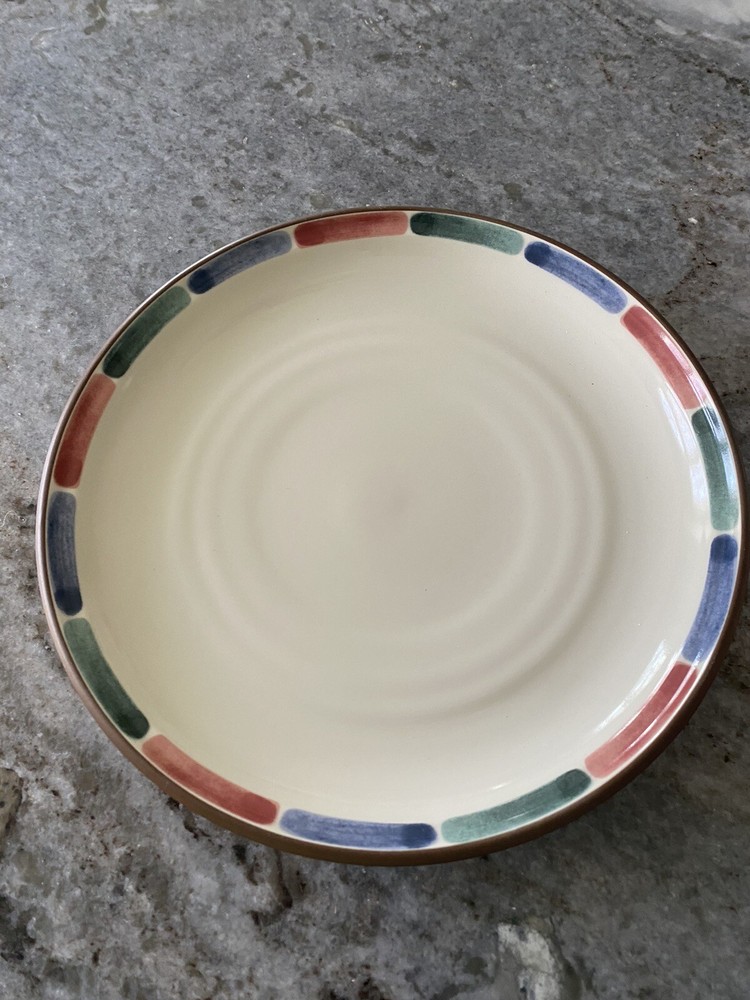 Noritake Stoneware WARM SANDS PATTERN 12" Round Chop Plate or Serving Platter