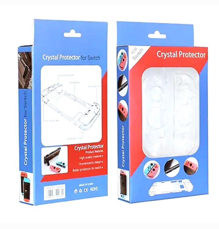 Nintendo switch Console + Joy-Cons Hard PC Crystal Clear Protectors