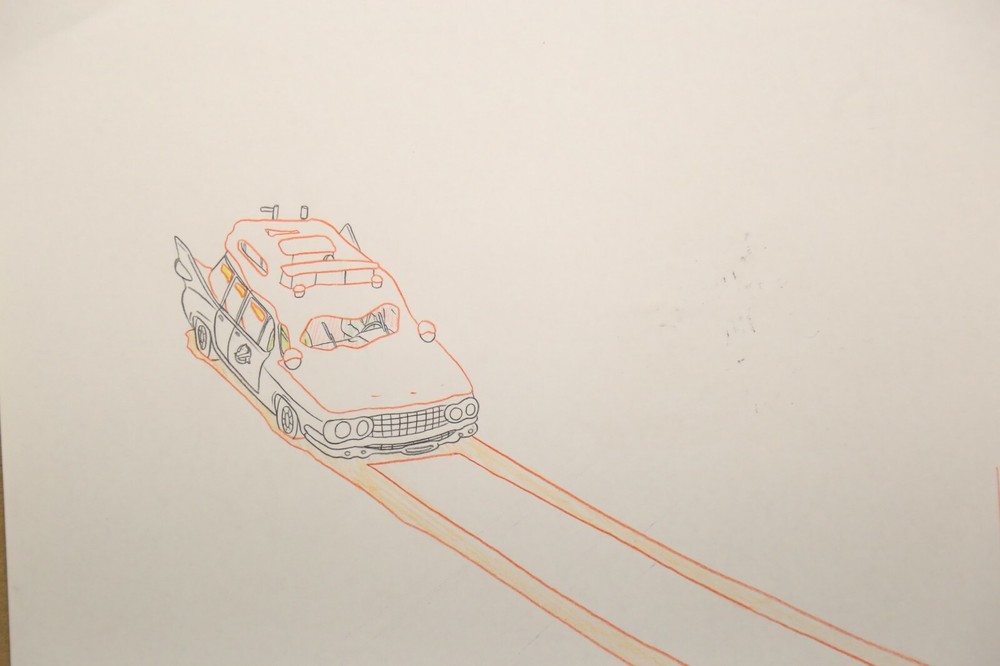 GhostBusters Original Production Drawing And Cel 59-64 Used Cond.