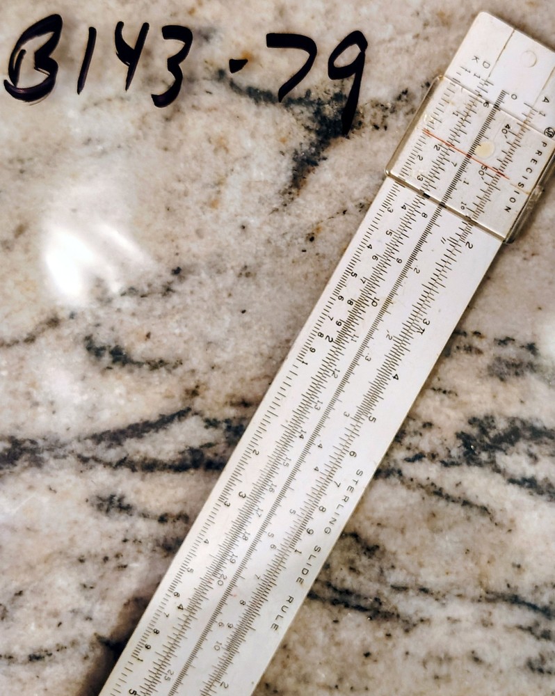 🗽VINTAGE STERLING SLIDE RULE