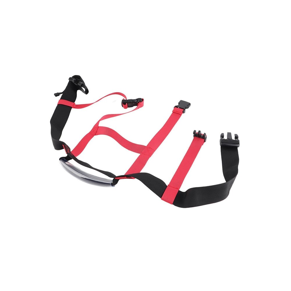 Snowboard Training Harness Black Red Nylon Material Adjustable Controlling Speed