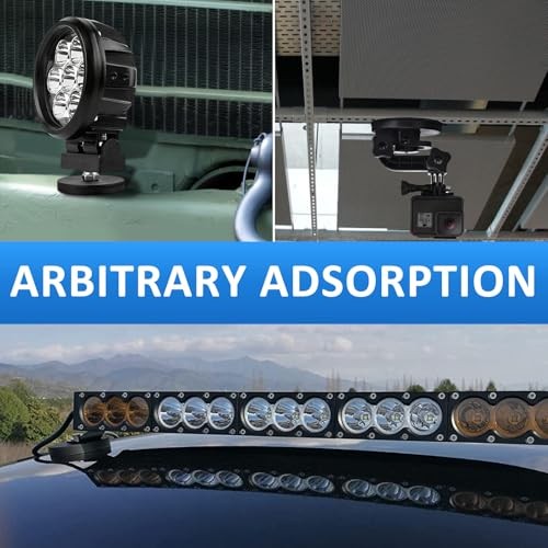 Rubber Coated Magnets with Thread Stud for Mounting