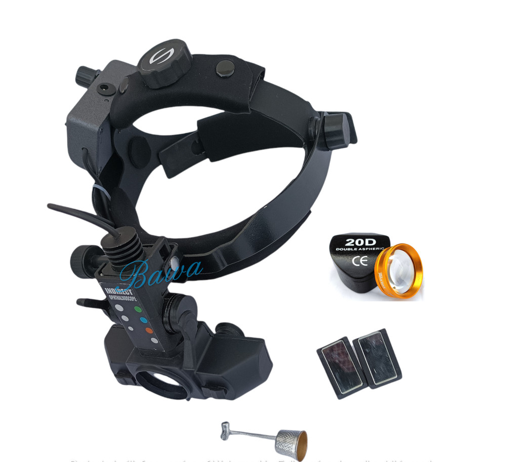 Indirect Ophthalmoscope Three Filter - Cobalt Blue, White & Green & Accessory
