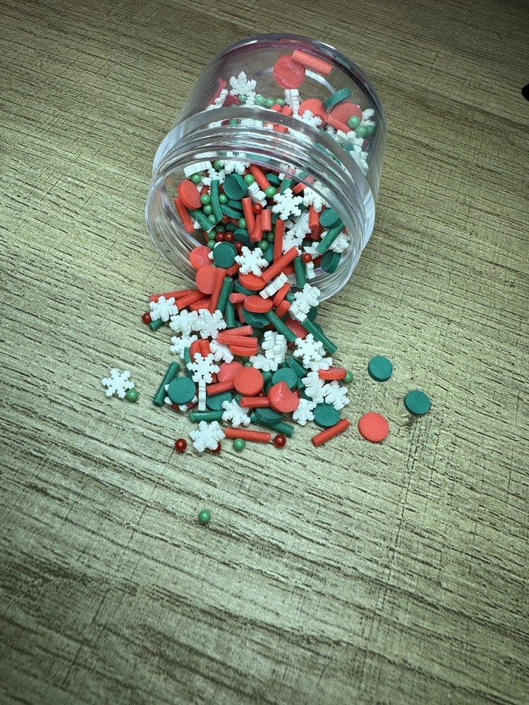 Christmas Snow Mixed Polymer Clay