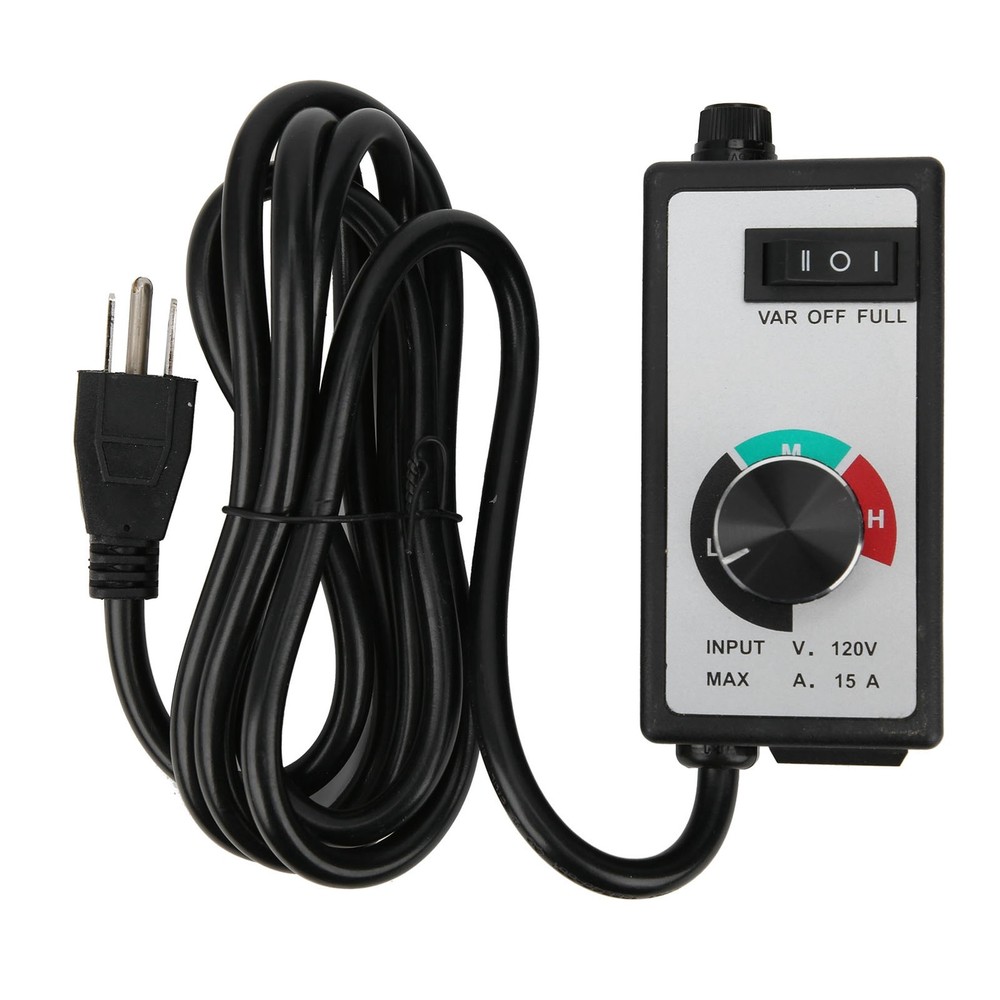Fan Speed Controller Variable Adjuster Electronic 120V 1500W 15A US Plug 2 New