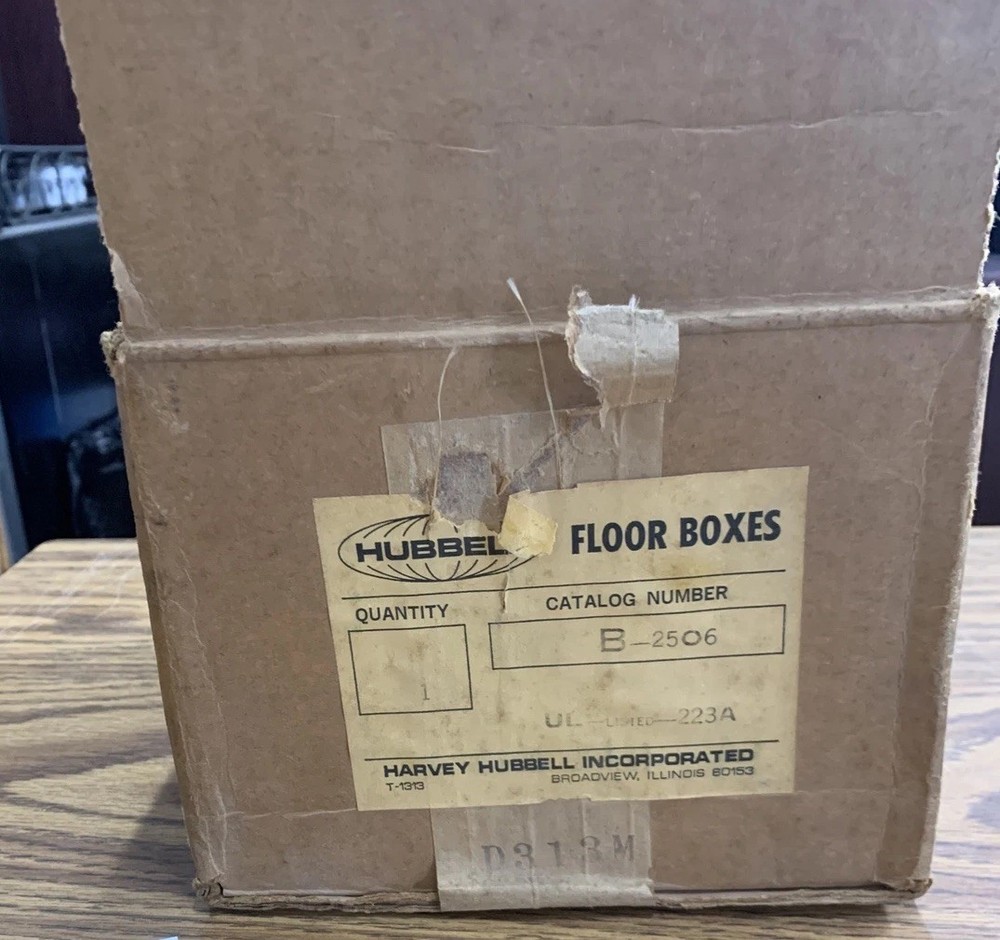 Hubbell B-2506 Fully Adjustable Outlet Box