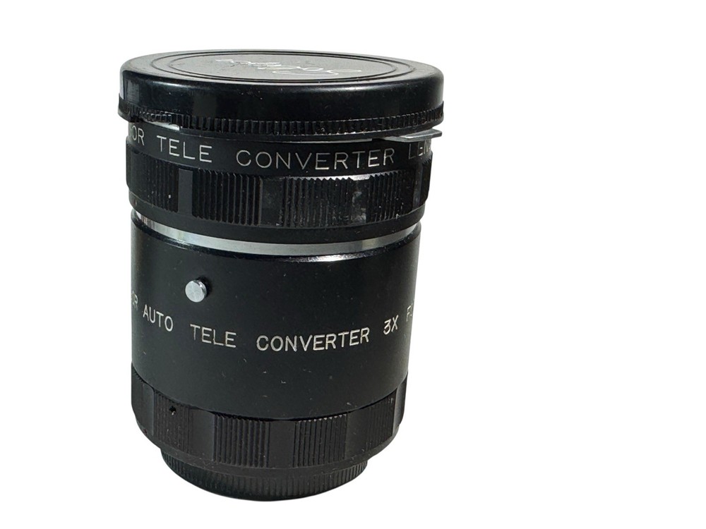 SOLIGOR for Minolta Automatic 3x Tele Converter Lens Includes 2x Lens Untested