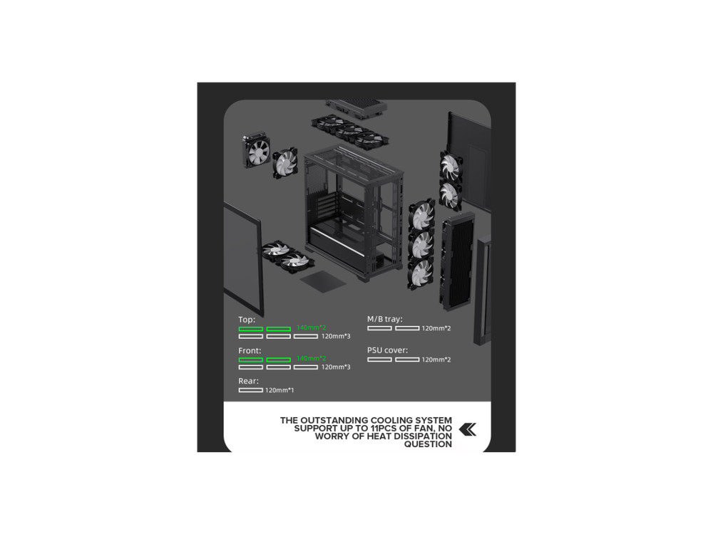 GameMax DefenderMB Defender Mesh Micro ATX Case