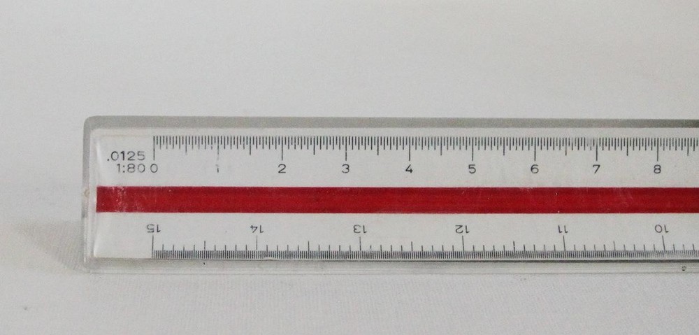 Alvin 247P Metric Triangular Drafting Scale Ruler (30 cm / 11.81"). Germany