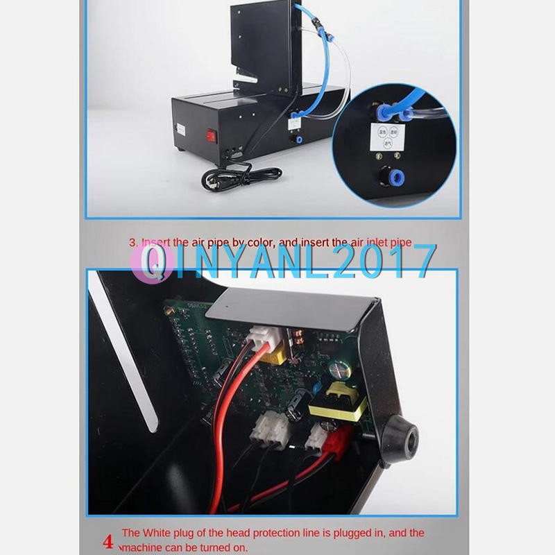 Three-head Pneumatic Stapler Electric Binding Machine Automatic Stapling Machine