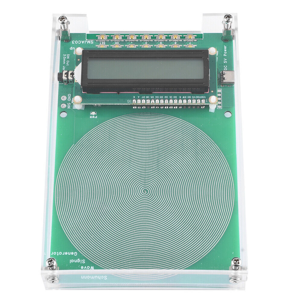 For Schumann Wave Generator Pulse Sine Frequency+3.5mm Audio Output Connector US