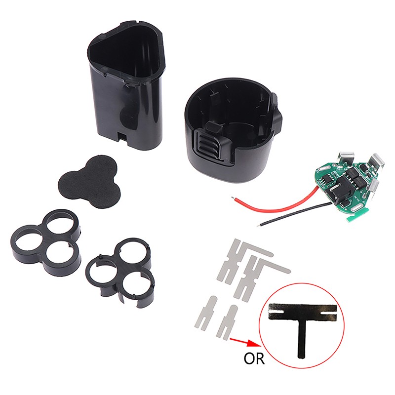 3S 12V Hand Drill Power Li-ion Battery Protection Board Shell Case Bracket