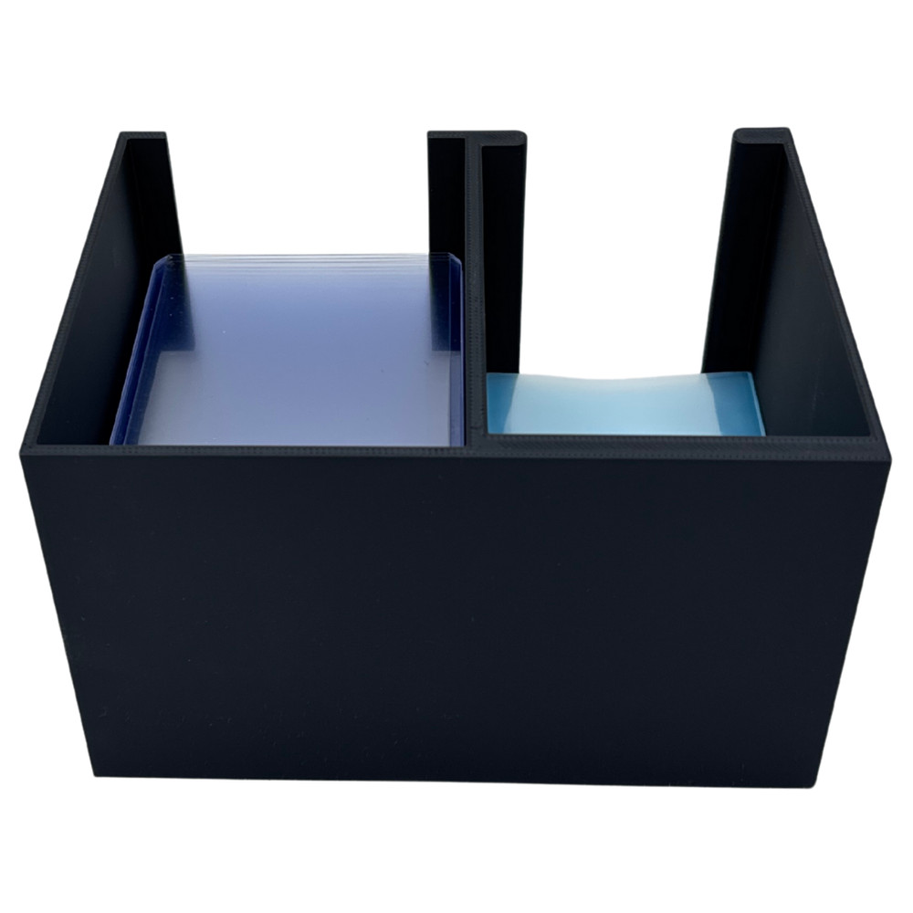 CardCare Lite, TCG Sleeve & Toploader Storage Caddy, Gravity Feed Dispenser Box