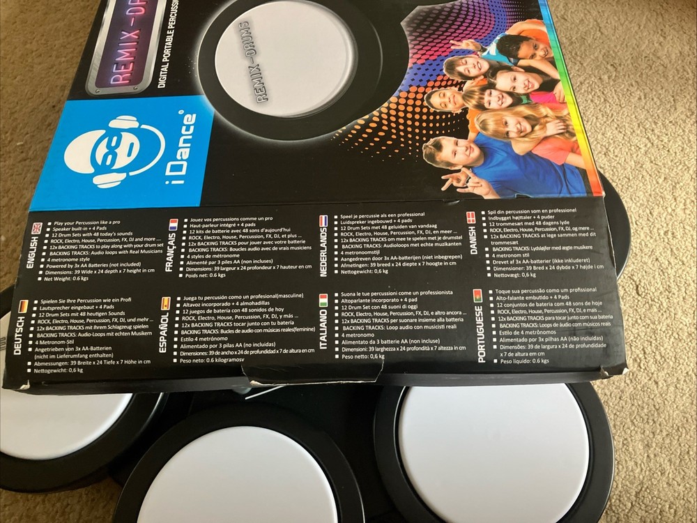 Dance Remix Digital Hands Percussion Portable Percussion Station Great Fun!