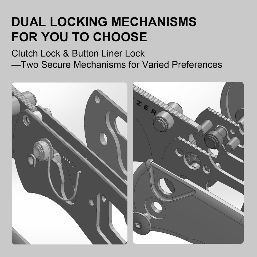 Kizer Drop Bear 2 Folding Pocket Knife Nitro-V Blade Richlite Handle V3619.2CS1