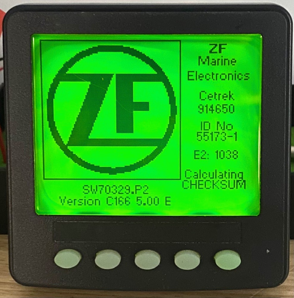 ZF Marine Display , 2610 , 4" Display , Version C166 5.00 E