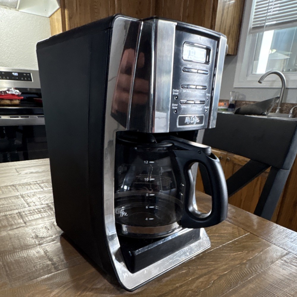 Mr. Coffee BVMC-SJX33GT 12-Cup Programmable Filter Coffee Machine Black