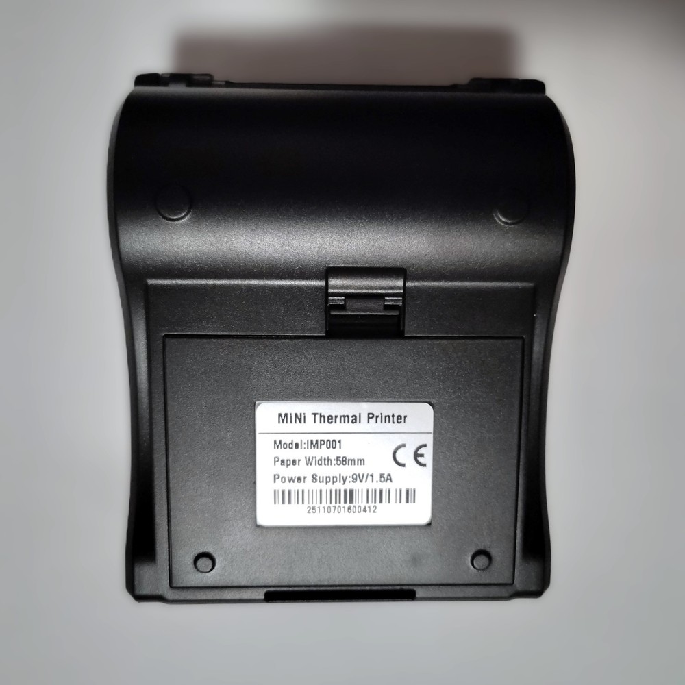 MUNBYN Bluetooth Receipt Mobile Printer, POS, Portable for Android/Windows, 58mm