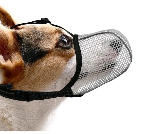 Dog Muzzle, Breathable Soft for Small Dogs/Prevent Barking, Biting