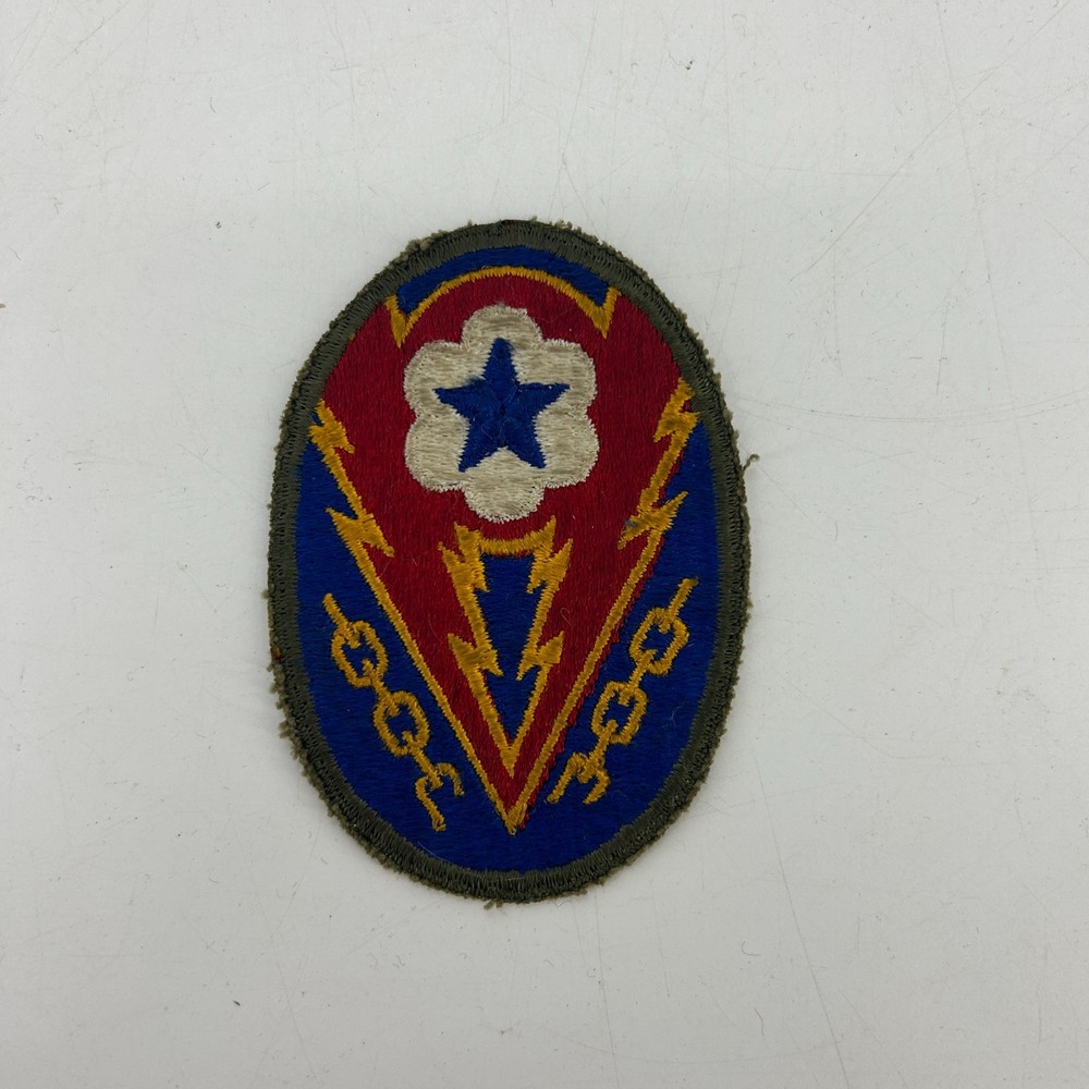 WW2 US Army Communication Zone ETO Patch Cut Edge