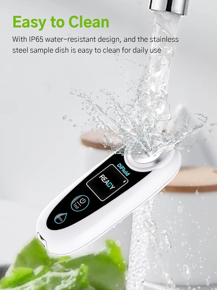 Digital Brix Refractometer 0.2% Precision, 0.05% resolution 0-35% range Portable