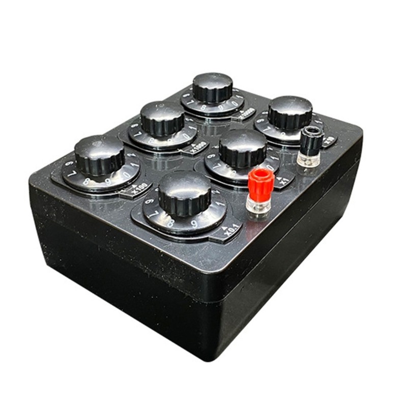 Adjustable Resistance Box 0-99999.9Ω Variable Resistor for Physical Electricity
