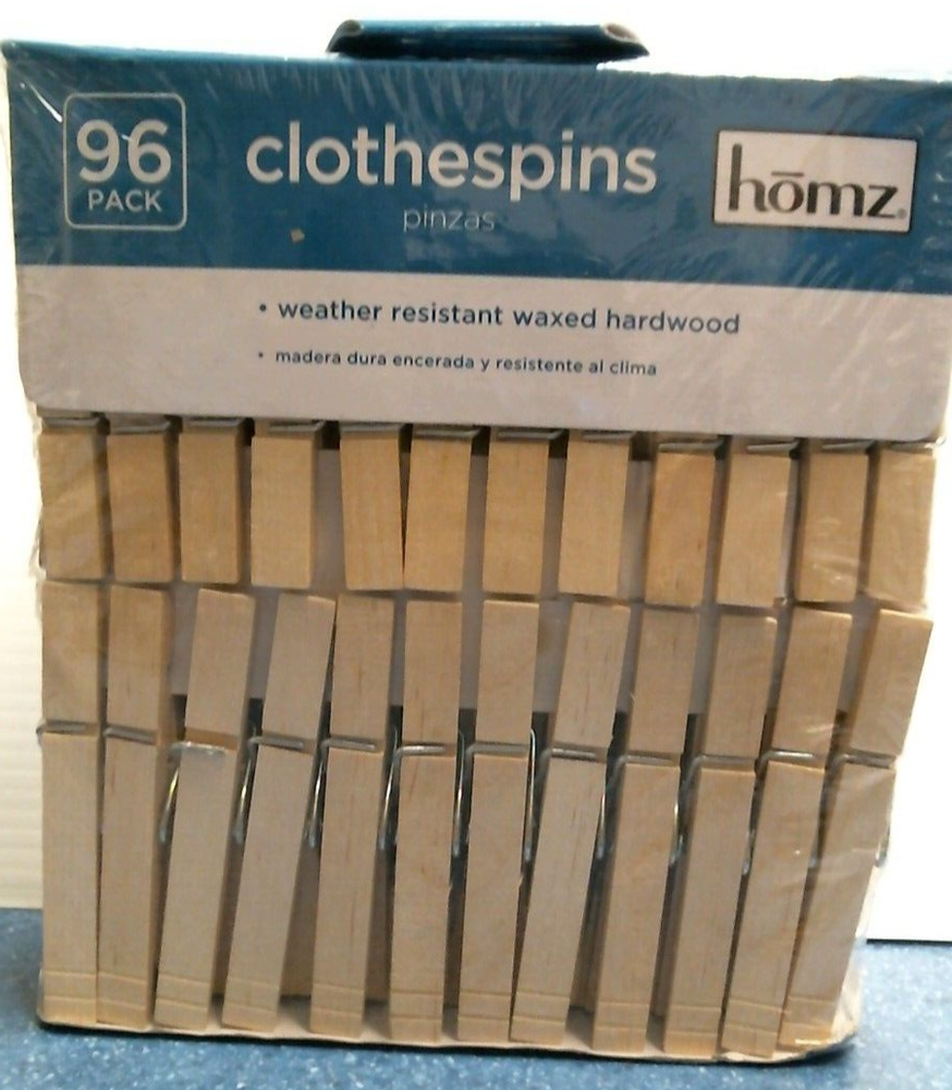 Homz Clothespins 96 pack (12400) FS