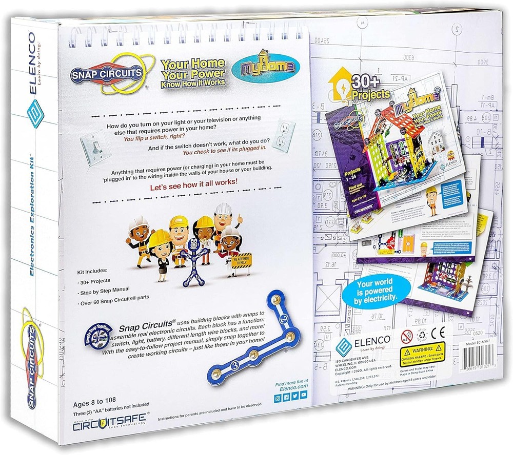 Color-Coded Electronics Building Kit for Kids - Fun STEM Learning 8 +