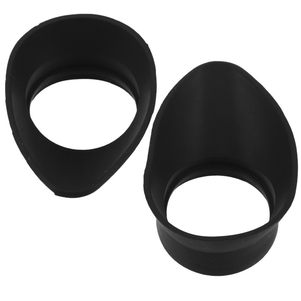 2 Pcs Rubber Eyepiece Covers for Telescope Microscope Lens Shield Protector