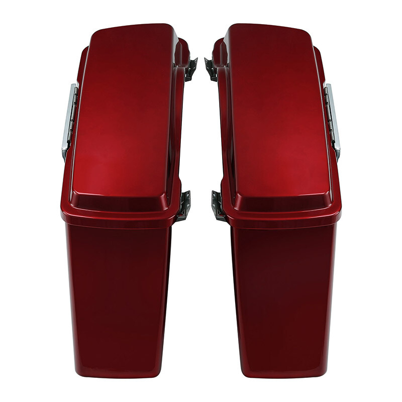 Red Hard Saddlebag Conversion Bracket Fit For Harley Heritage Softail 1986-2017