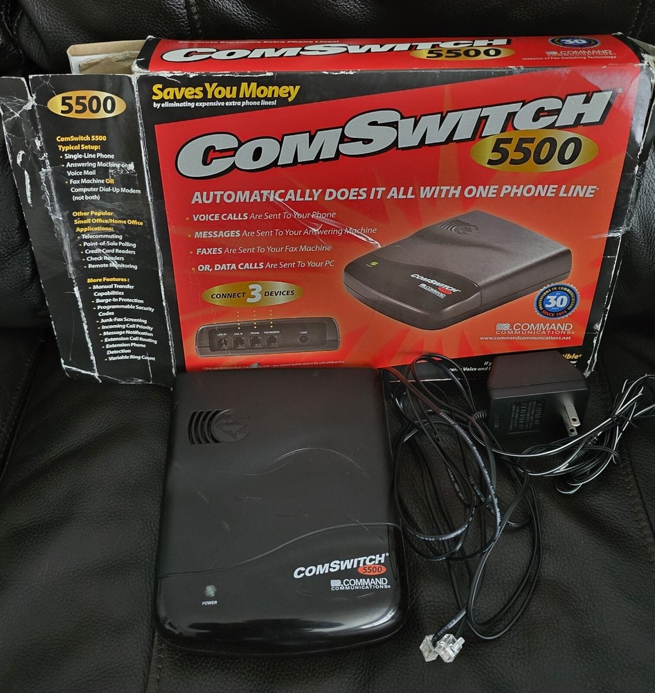 Command Communications Com (CS5500) 4-Ports External Switch