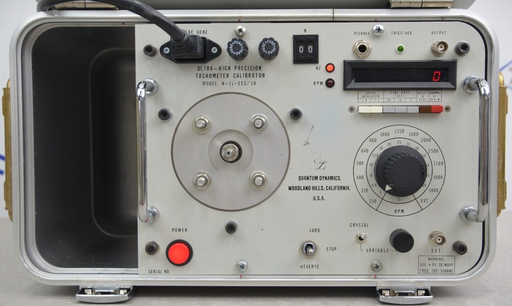 Quantum Dynamics N11ECS/3A Aircraft Tachometer Calibration System