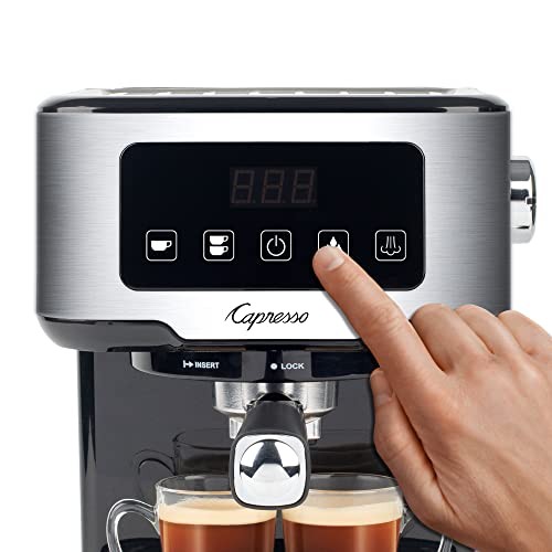 Café TS Touchscreen Espresso Machine, 50 ounces Silver