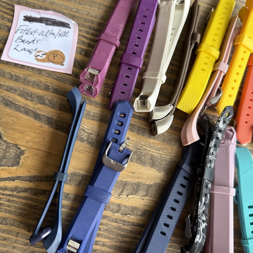 Large Lot It Fitbit Alta / Alta HR Replacement Bands Multicolor LARGE